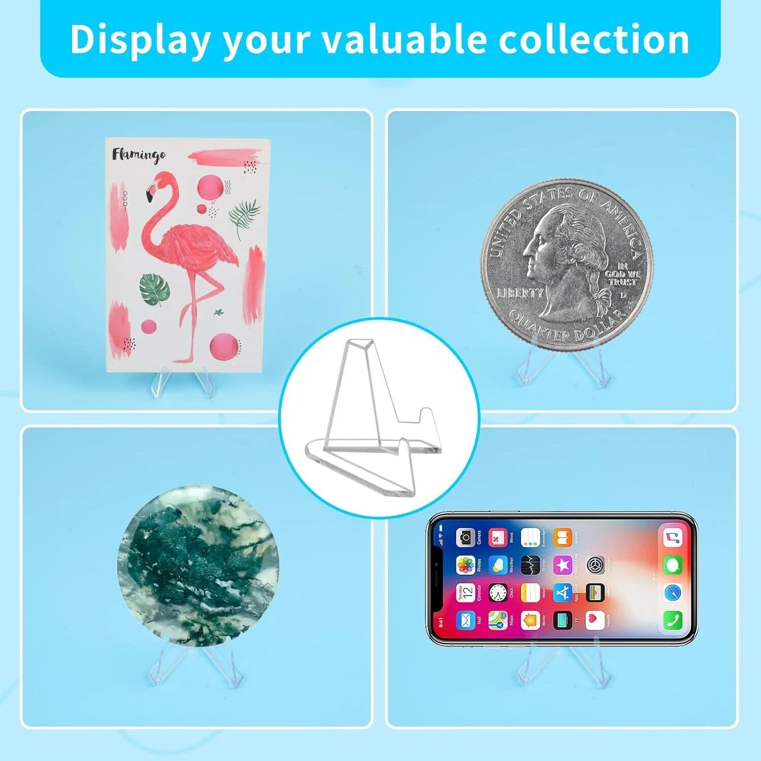 32Packs Card Display Stand Card,Stand Card Stands for Sports Cards Trading Cards